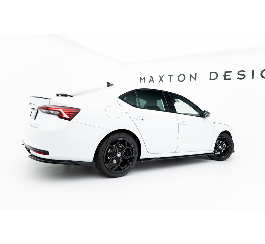 Maxton Design Side Skirts Diffusers Skoda Octavia Sportline Liftback / Combi Mk4 Facelift