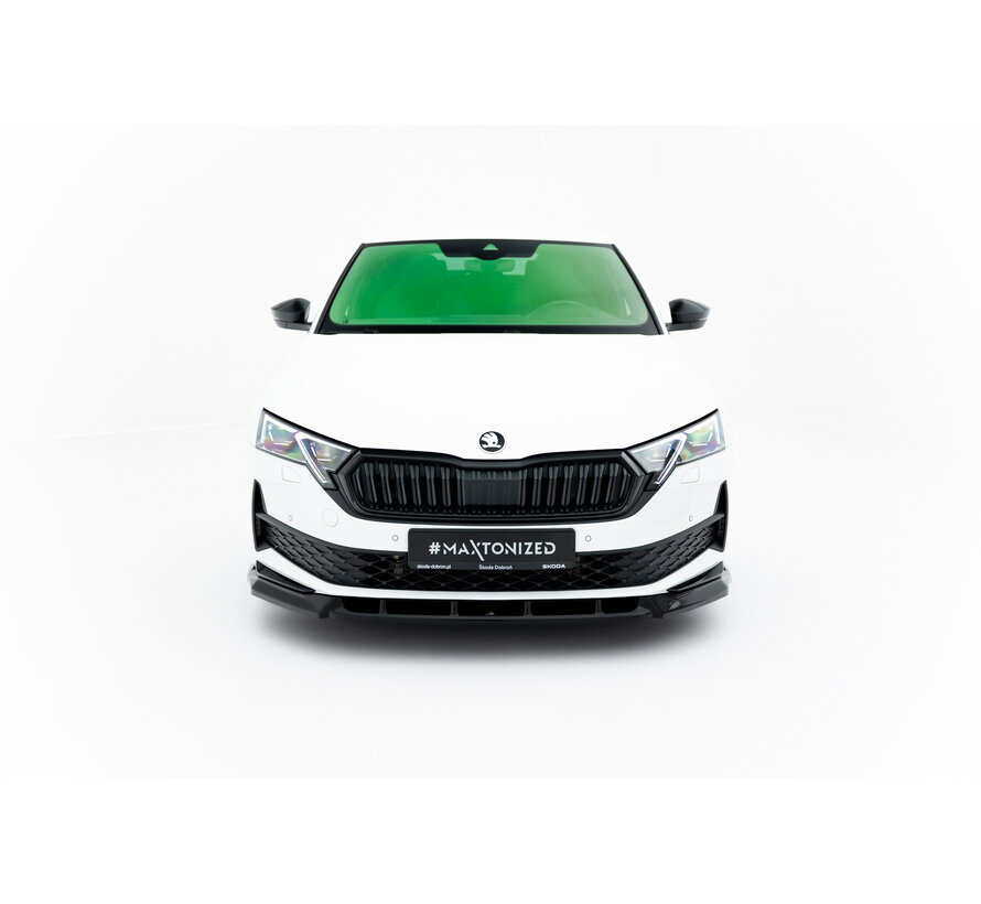 Maxton Design Front Splitter Skoda Octavia Sportline Liftback / Combi Mk4 Facelift