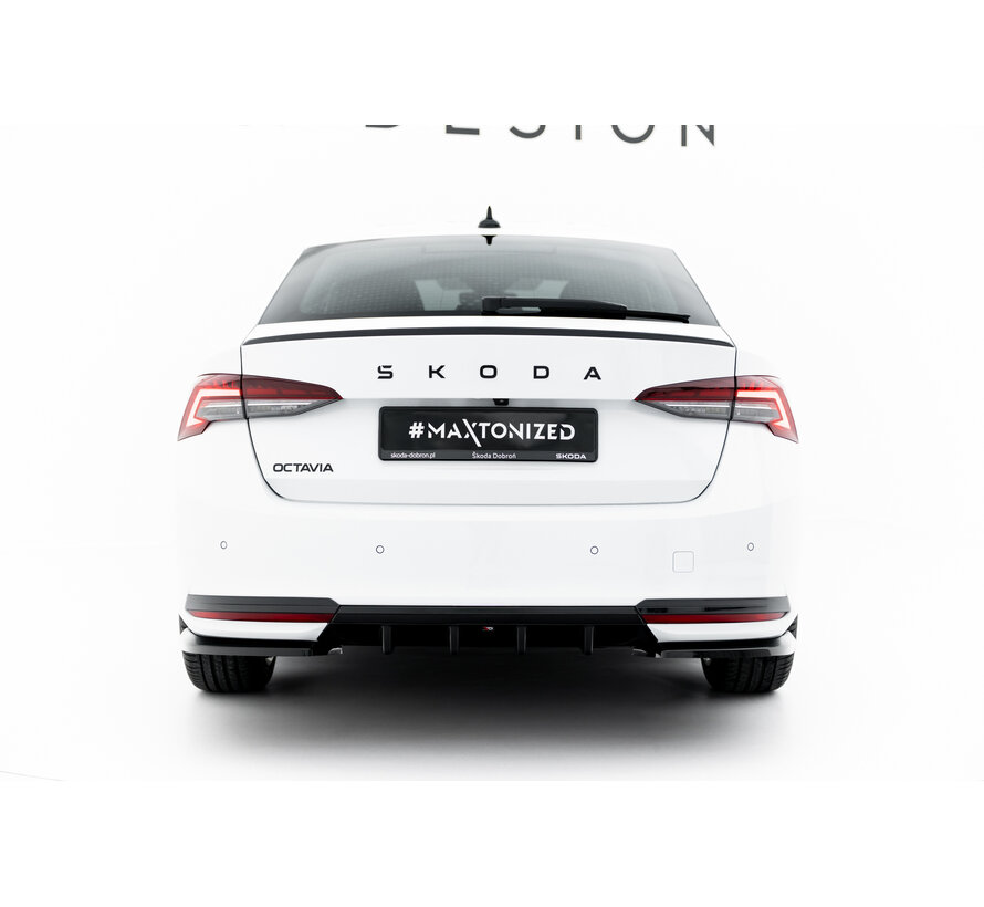 Maxton Design Rear Valance Skoda Octavia Sportline Liftback / Combi Mk4 Facelift