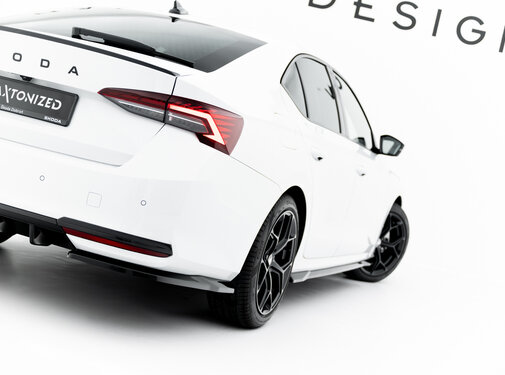 Maxton Design Maxton Design Rear Side Splitters Skoda Octavia Sportline Liftback / Combi Mk4 Facelift
