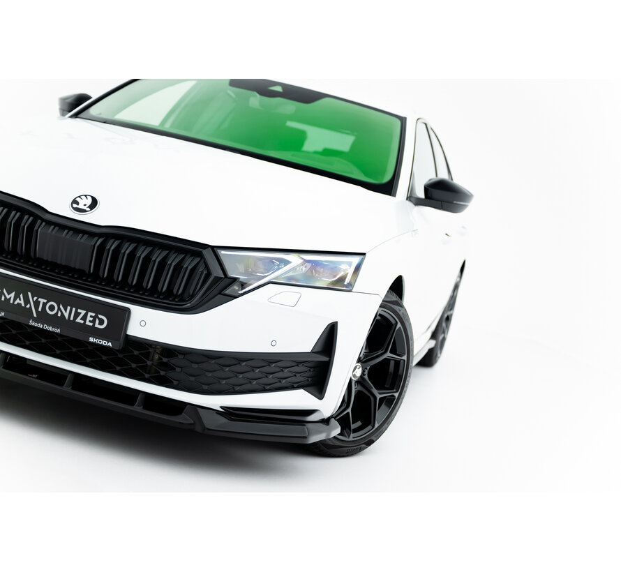 Maxton Design Set of Splitters Skoda Octavia Sportline Liftback / Combi Mk4 Facelift