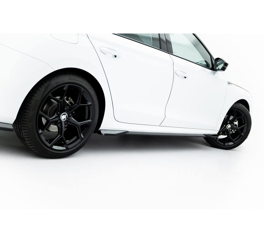 Maxton Design Set of Splitters Skoda Octavia Sportline Liftback / Combi Mk4 Facelift