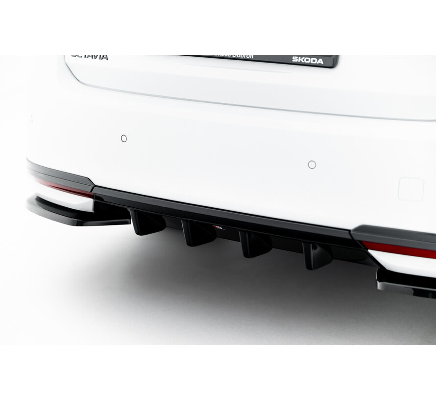 Maxton Design Set of Splitters Skoda Octavia Sportline Liftback / Combi Mk4 Facelift