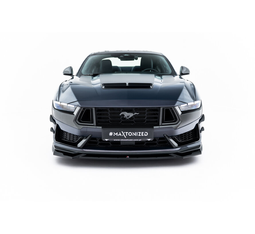 Maxton Design Front Splitter V.1 Ford Mustang Dark Horse Mk7