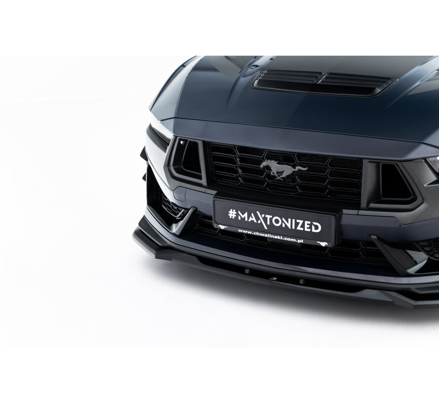 Maxton Design Front Splitter V.2 Ford Mustang Dark Horse Mk7
