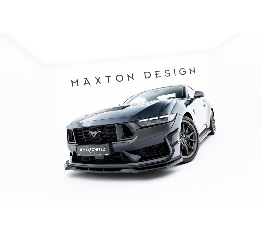 Maxton Design Front Splitter V.2 Ford Mustang Dark Horse Mk7