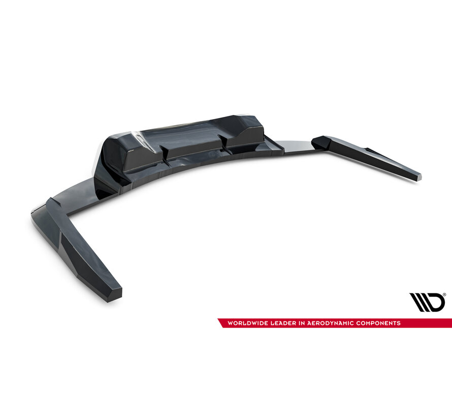 Maxton Design Rear Splitter (with vertical bars) Ford Mustang Dark Horse Mk7