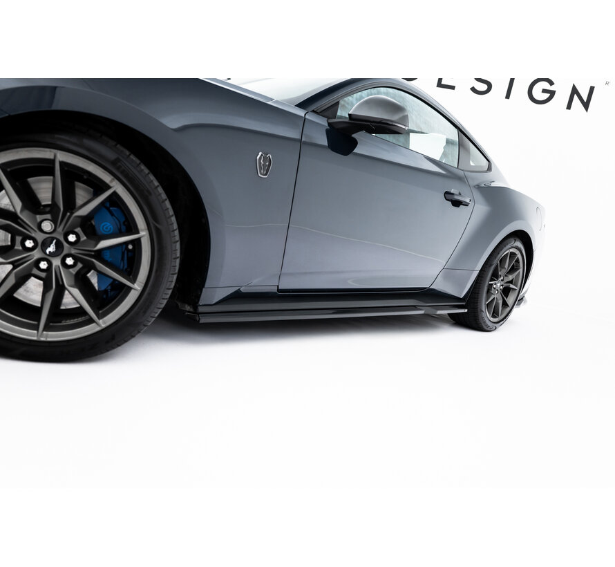 Maxton Design Side Skirts Diffusers Ford Mustang Dark Horse Mk7