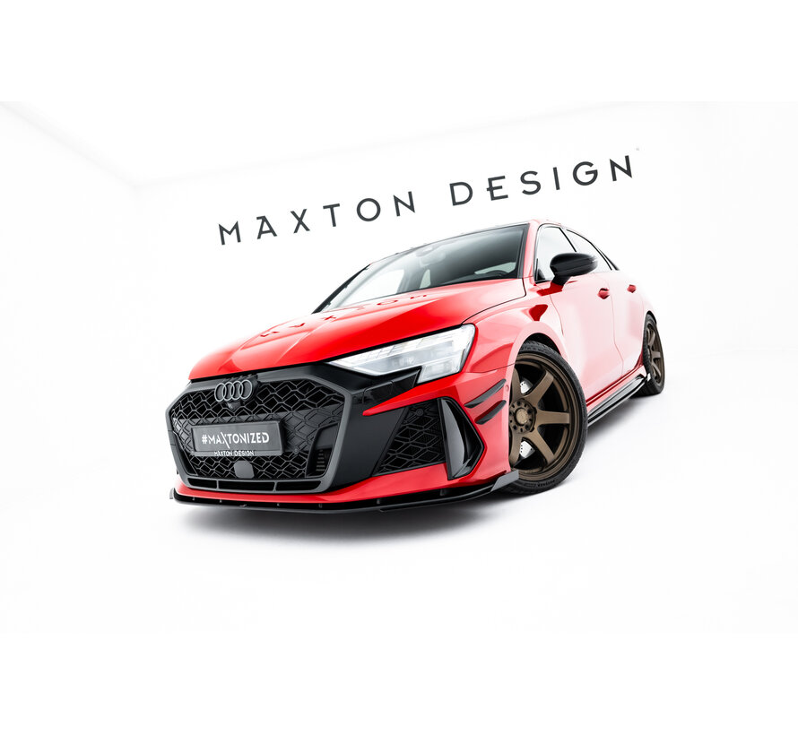 Maxton Design Front Flaps Flaps Audi RS3 Sedan 8Y Facelift