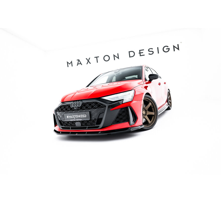 Maxton Design Front Splitter V.1 Audi RS3 Sedan 8Y Facelift