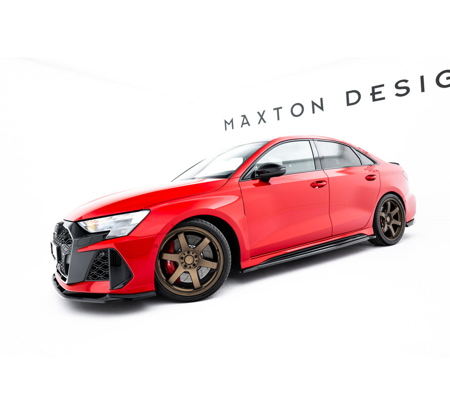 Maxton Design Side Skirts Diffusers V.1 Audi RS3 Sedan 8Y / 8Y Facelift
