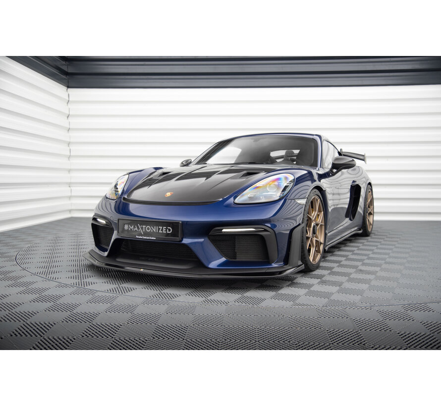Maxton Design Set of Splitters Porsche 718 Cayman GT4 RS 982c