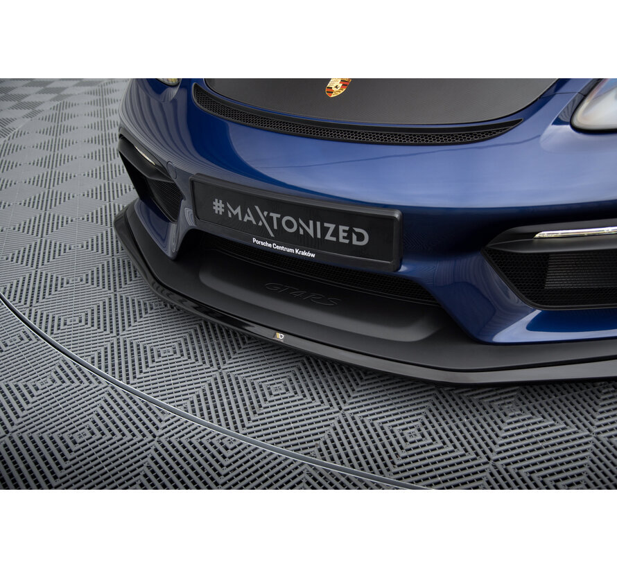 Maxton Design Set of Splitters Porsche 718 Cayman GT4 RS 982c