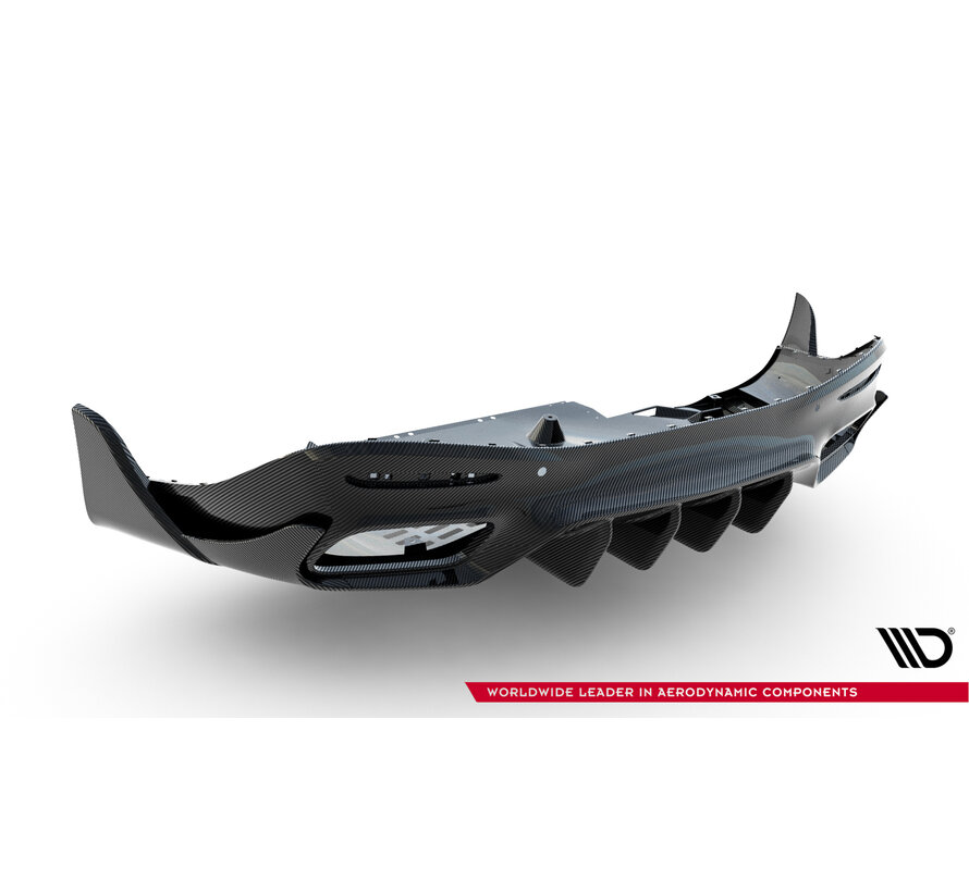 Maxton Design Prepreg Carbon Fiber Rear Diffuser Mercedes-AMG GT 63 / 55 / 63 S E Performance C192