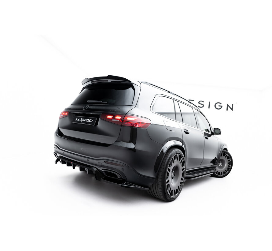 Maxton Design Rear Splitter (with vertical bars) Mercedes-Benz GLS AMG-Line X167 Facelift