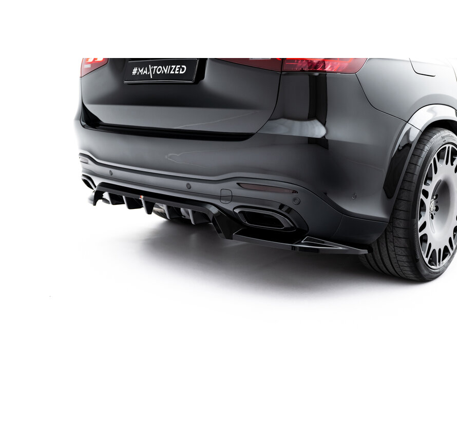 Maxton Design Rear Splitter (with vertical bars) Mercedes-Benz GLS AMG-Line X167 Facelift