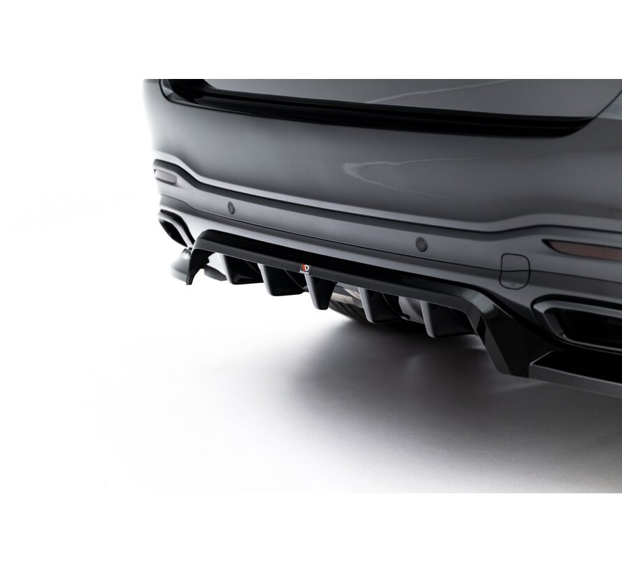 Maxton Design Rear Splitter (with vertical bars) Mercedes-Benz GLS AMG-Line X167 Facelift