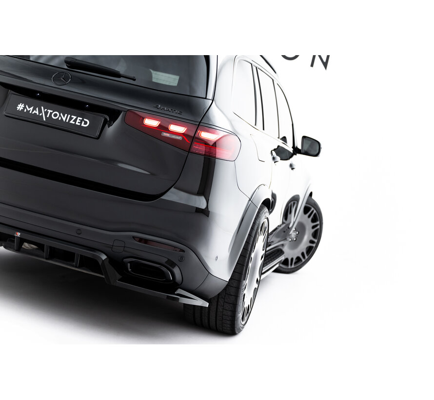 Maxton Design Rear Splitter (with vertical bars) Mercedes-Benz GLS AMG-Line X167 Facelift