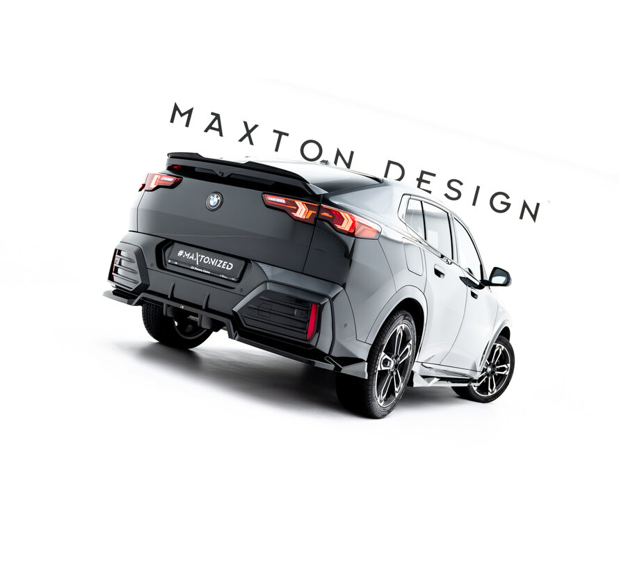 Maxton Design Rear Splitter (with vertical bars) BMW X2 M-Pack / iX2 U10