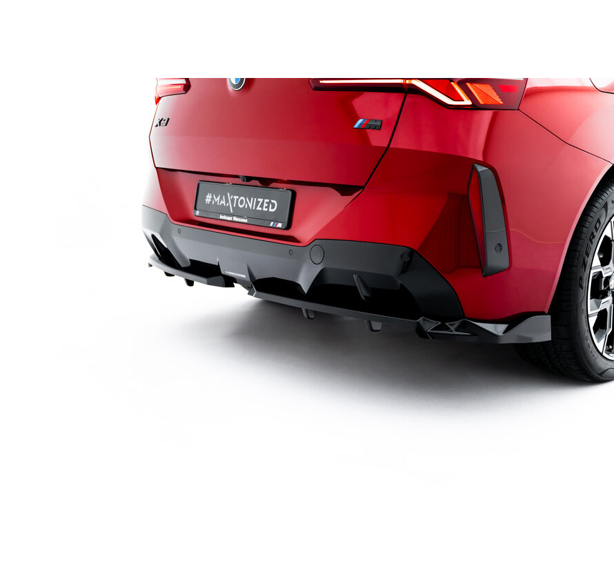 Maxton Design Rear Splitter (with vertical bars) BMW X3 M-Pack G45