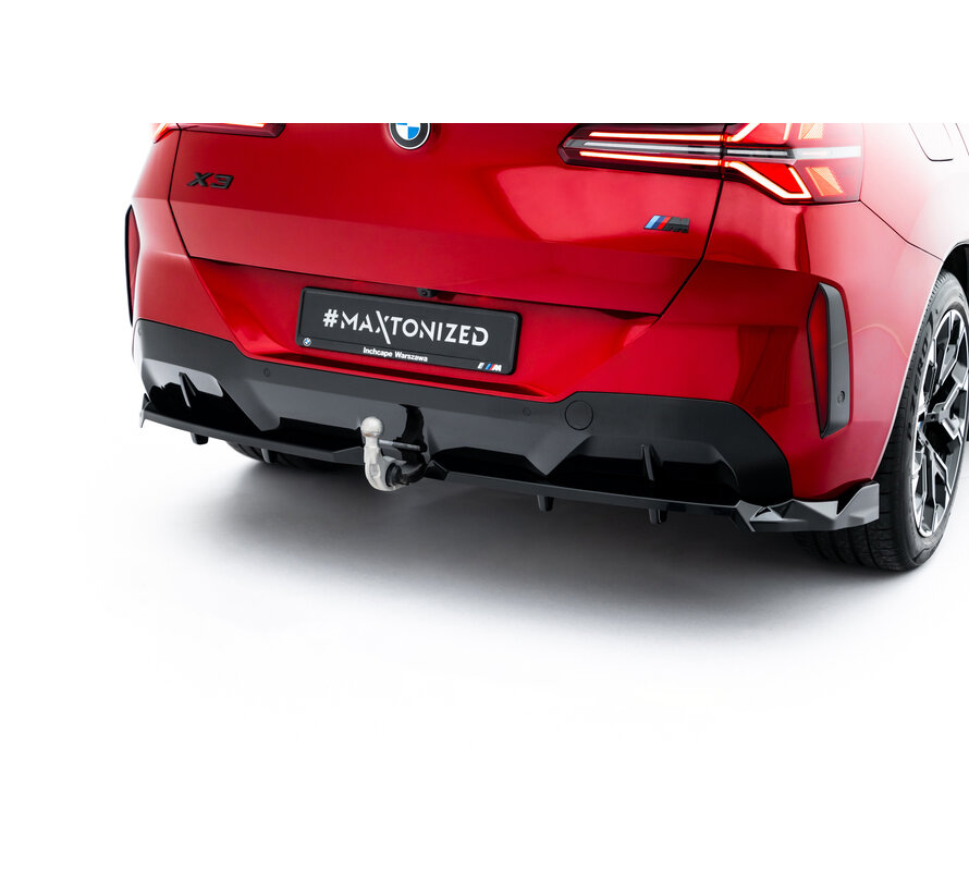 Maxton Design Rear Splitter (with vertical bars) BMW X3 M-Pack G45