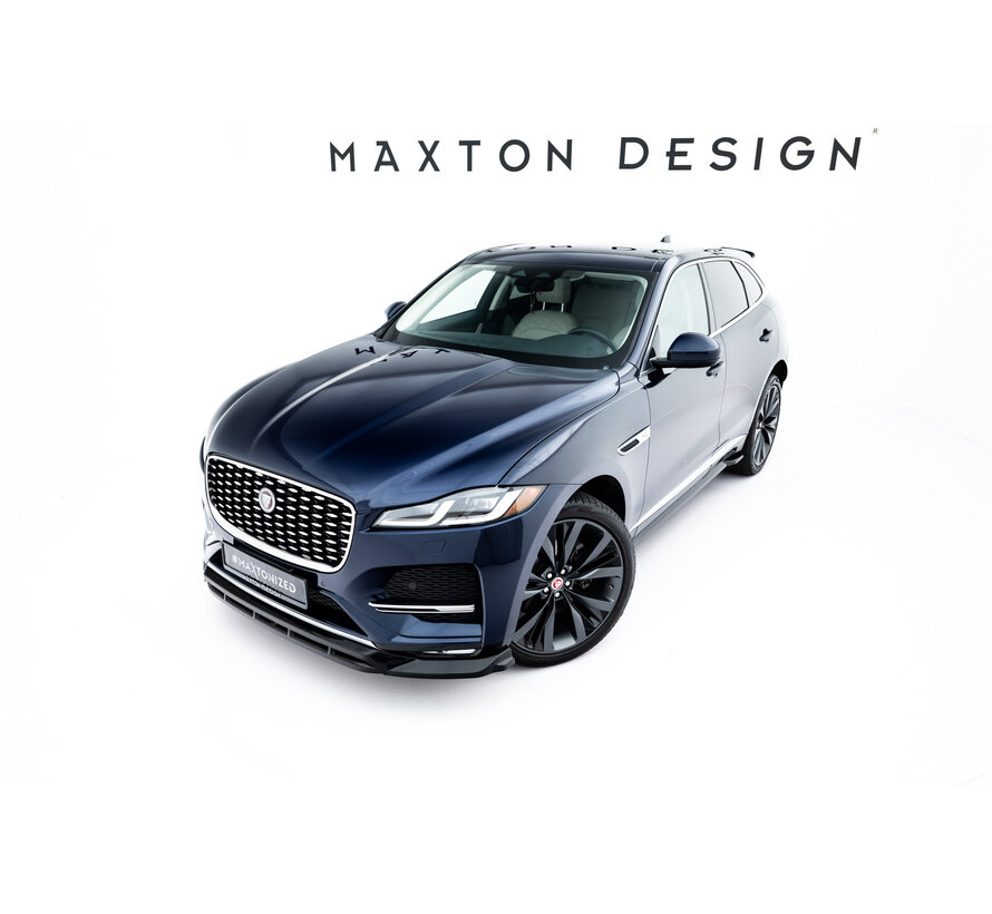 Maxton Design Front Splitter Jaguar F-Pace R-Sport Mk1 Facelift