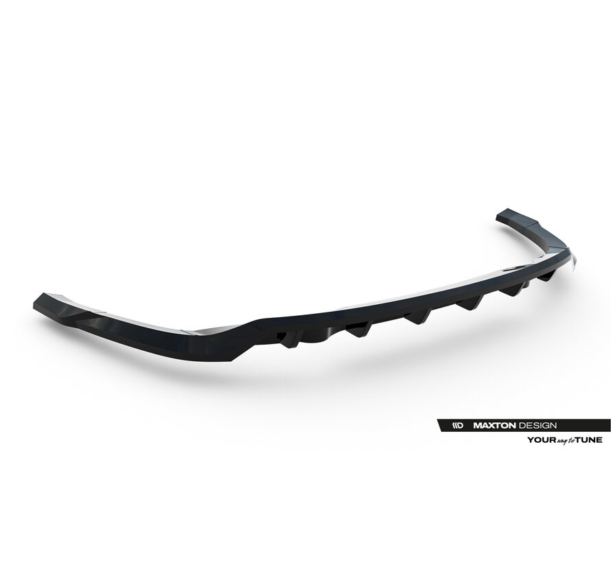 Maxton Design Rear Splitter (with vertical bars) Jaguar F-Pace R-Sport Mk1 Facelift