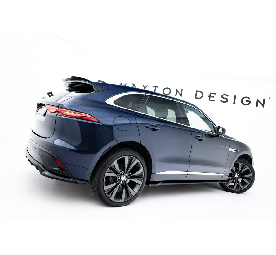 Maxton Design Side Skirts Diffusers Jaguar F-Pace R-Sport Mk1 Facelift