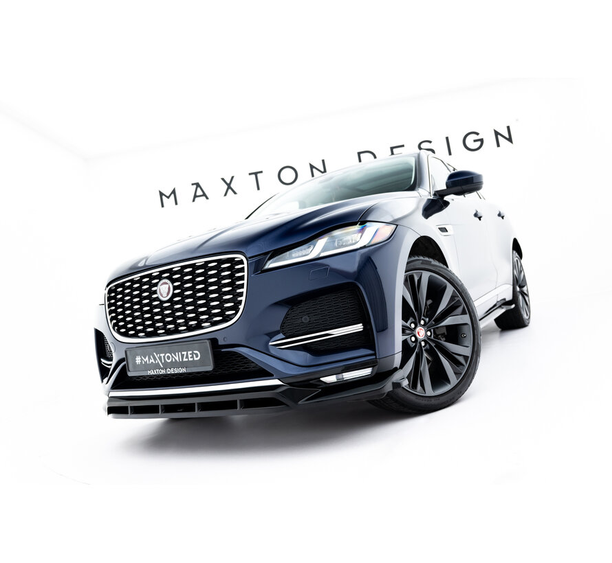 Maxton Design Set of Splitters Jaguar F-Pace R-Sport Mk1 Facelift