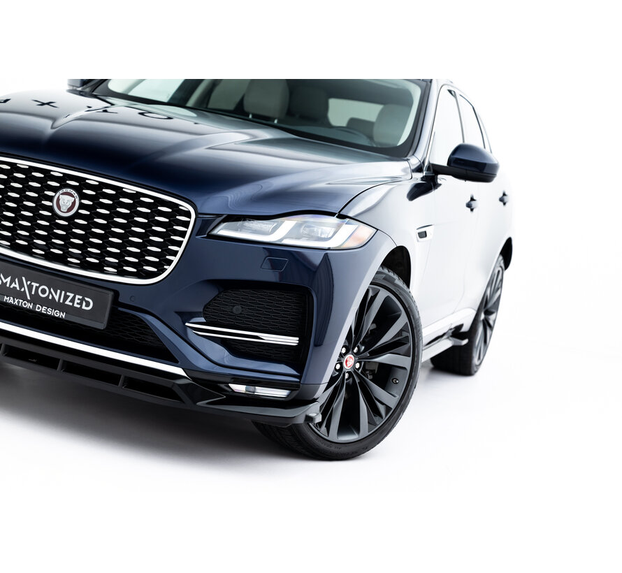 Maxton Design Set of Splitters Jaguar F-Pace R-Sport Mk1 Facelift