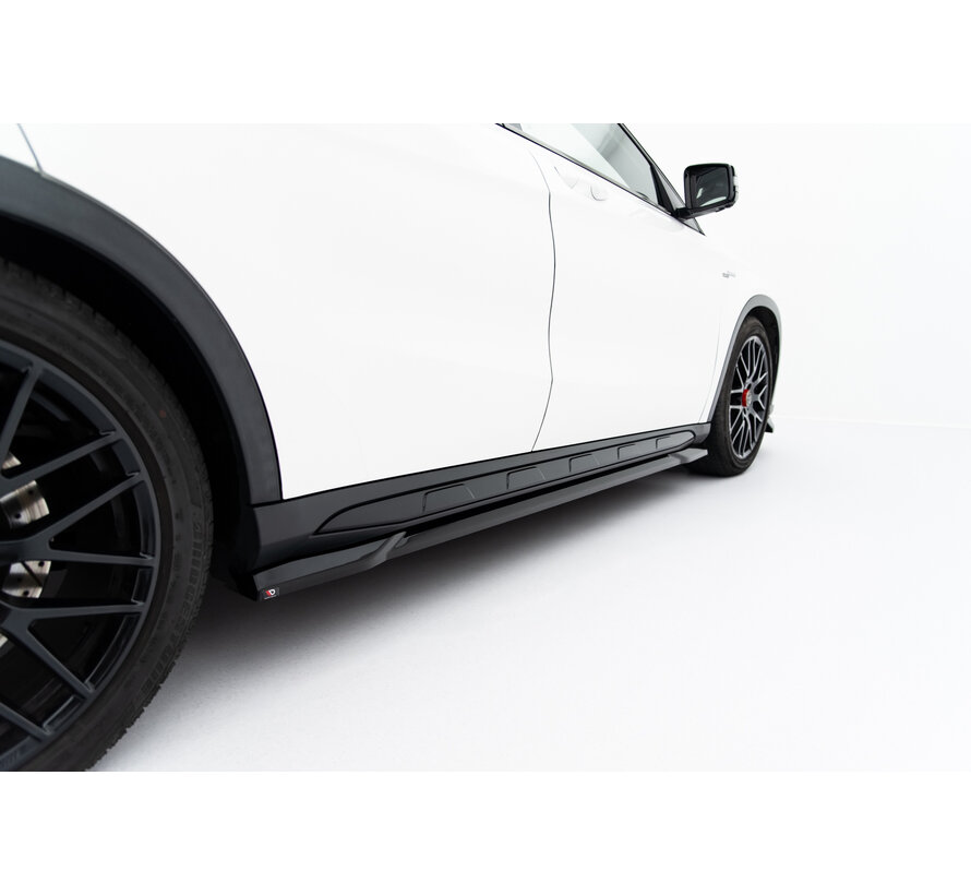 Maxton Design Side Skirts Diffusers Mercedes-Benz GLA 45 AMG X156 Facelift