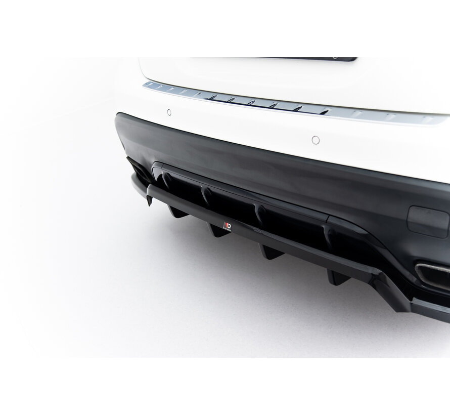 Maxton Design Rear Splitter (with vertical bars) Mercedes-Benz GLA 45 AMG X156 Facelift
