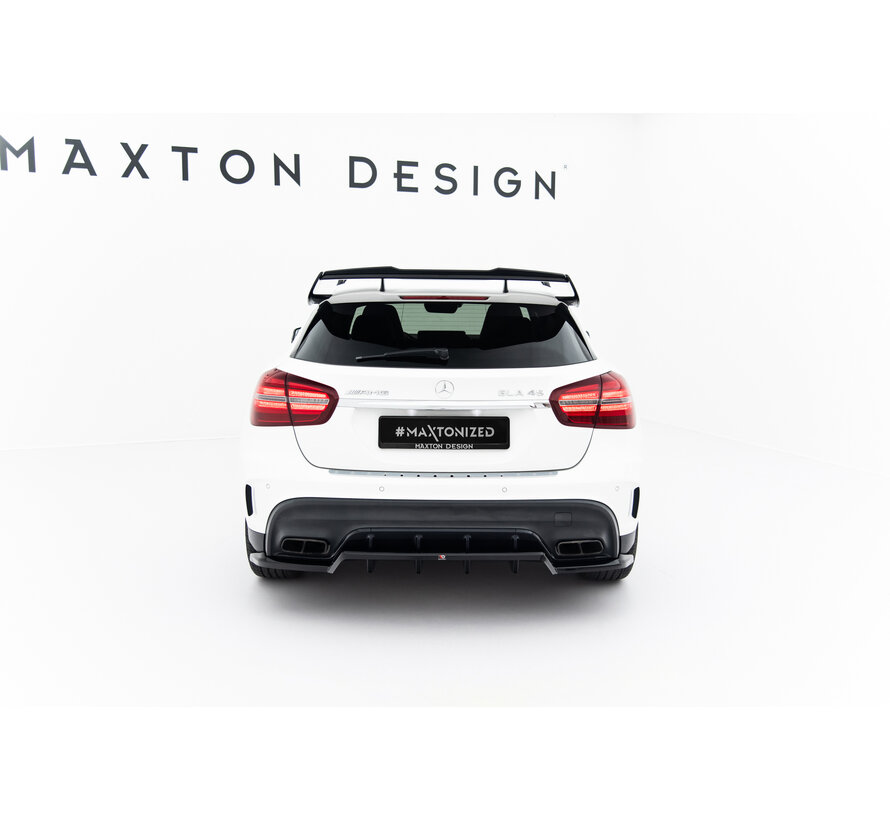 Maxton Design Rear Splitter (with vertical bars) Mercedes-Benz GLA 45 AMG X156 Facelift