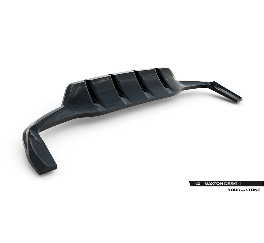 Maxton Design Rear Splitter (with vertical bars) Mercedes-Benz GLA 45 AMG X156 Facelift