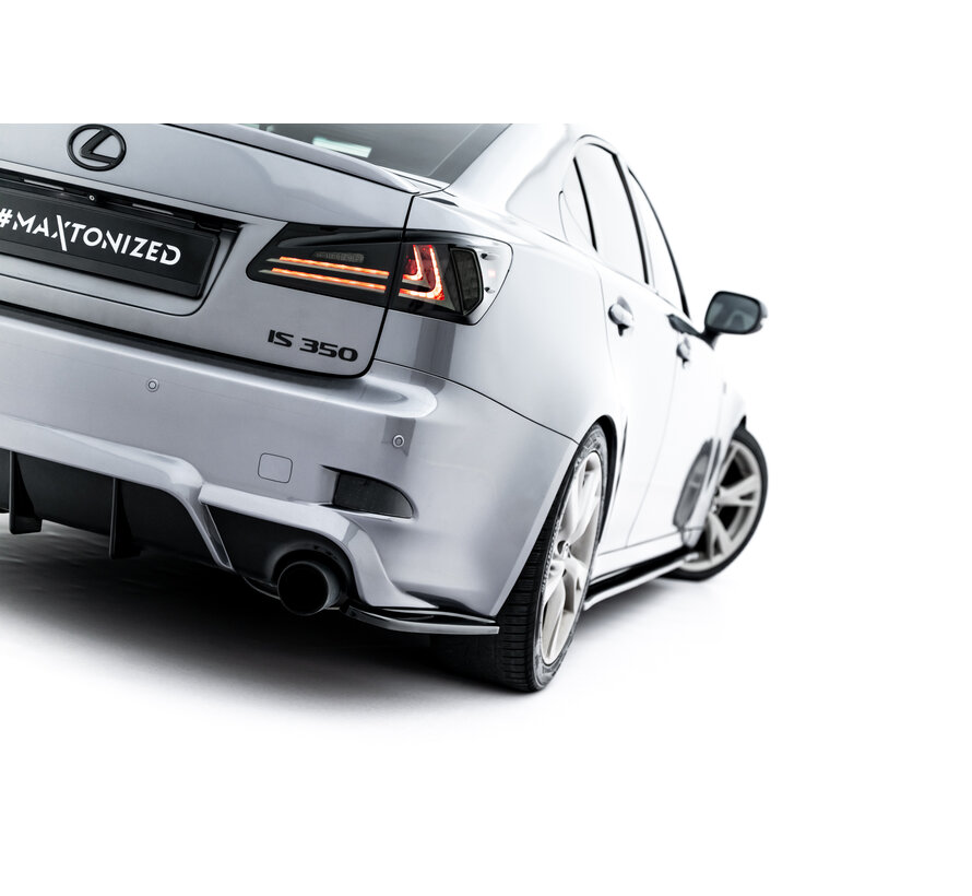 Maxton Design Rear Side Splitters Lexus IS F-Sport Mk2 (XE20) Facelift
