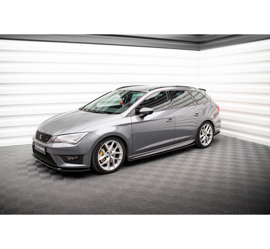 Maxton Design Side Skirts Diffusers Seat Leon Cupra / FR / Standard Aero Mk3 / Mk3 Facelift