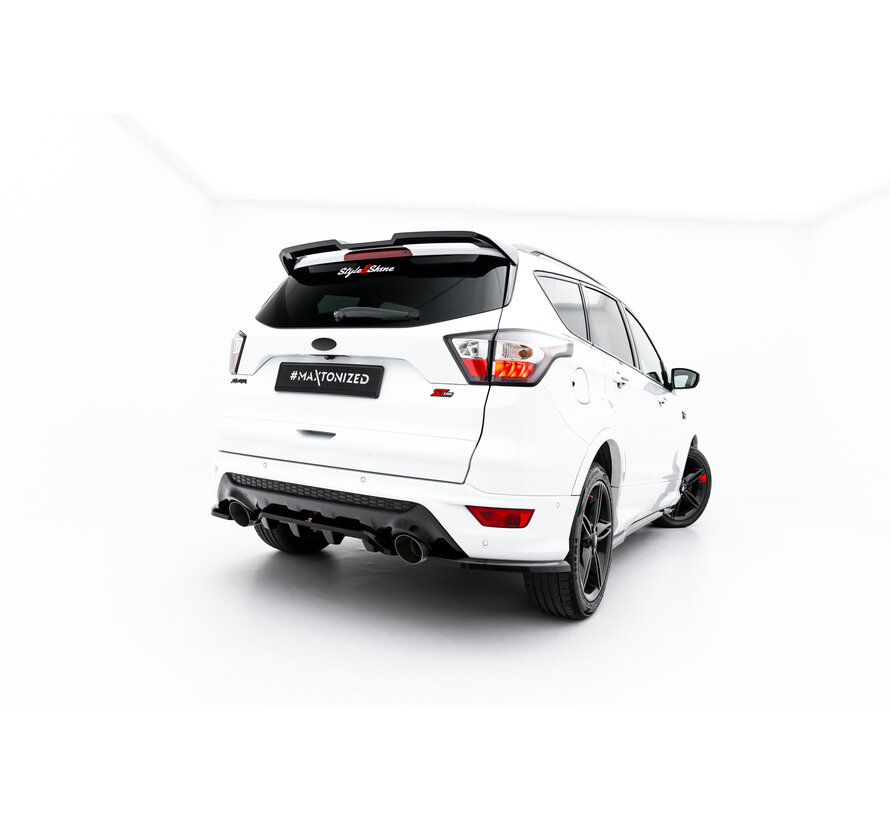 Maxton Design Rear Splitter (with vertical bars) Ford Kuga ST-Line Mk2 Facelift