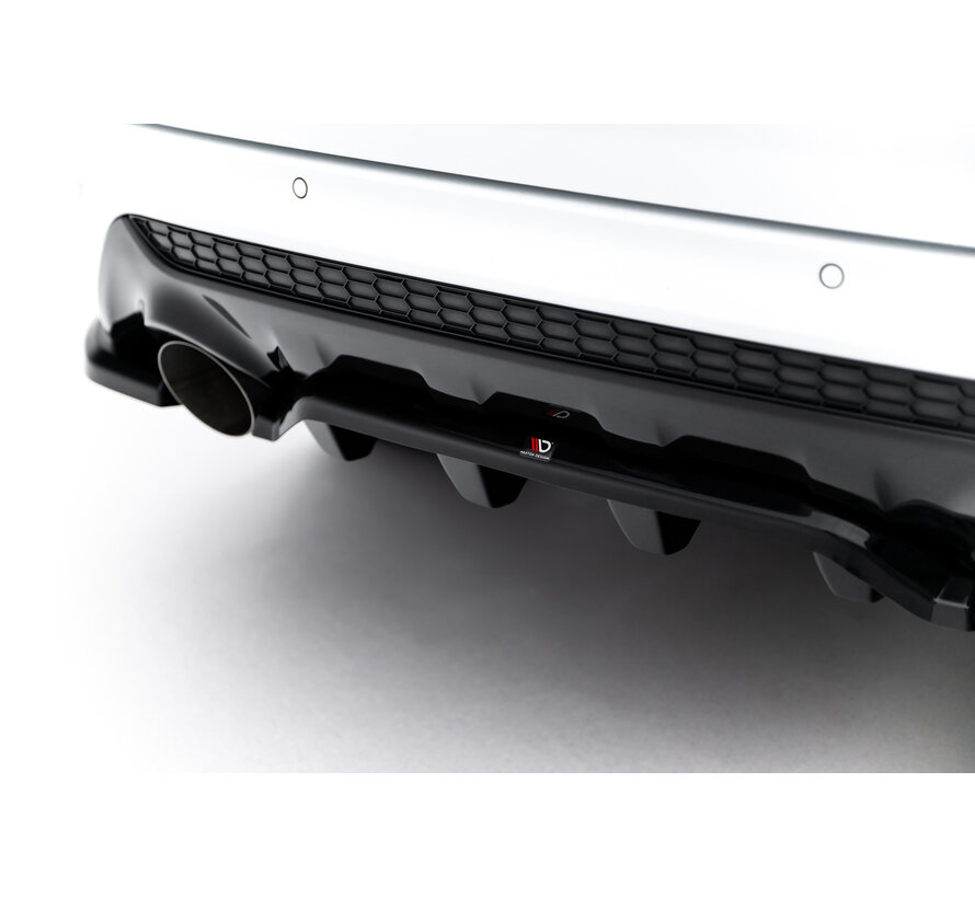 Maxton Design Rear Splitter (with vertical bars) Ford Kuga ST-Line Mk2 Facelift