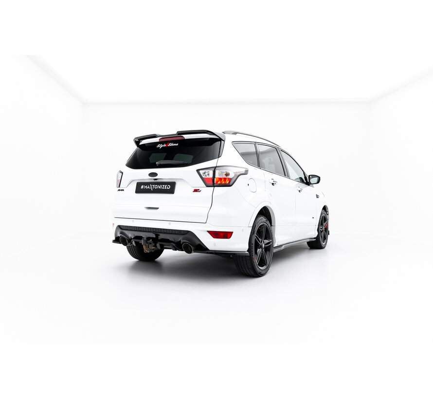 Maxton Design Rear Splitter (with vertical bars) Ford Kuga ST-Line Mk2 Facelift