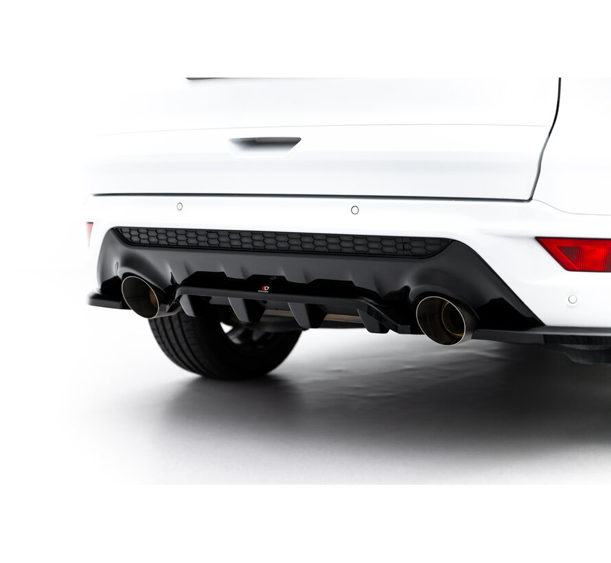 Maxton Design Rear Splitter (with vertical bars) Ford Kuga ST-Line Mk2 Facelift