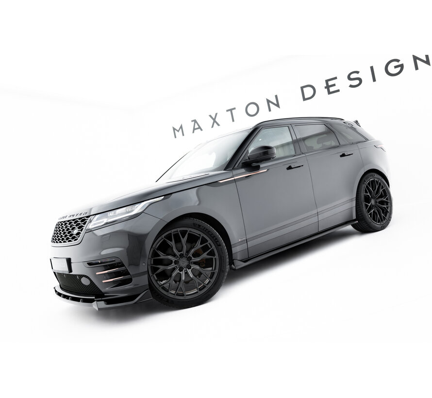Maxton Design Set of Splitters Land Rover Range Rover Velar R-Dynamic Mk1 (The kit is not compatible with a towbar)