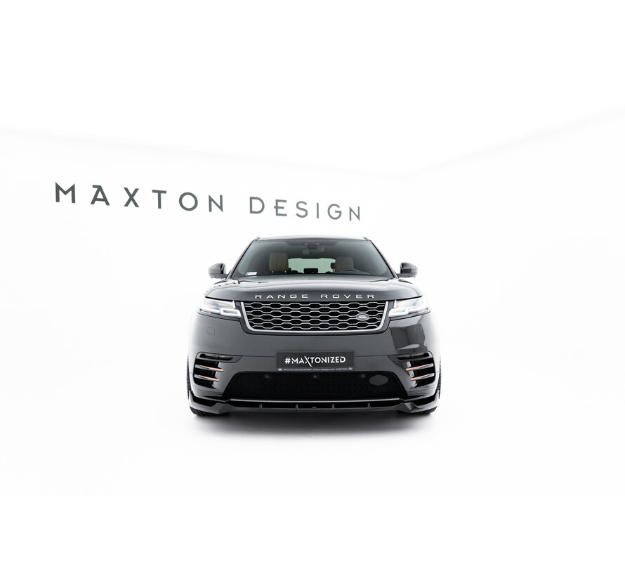 Maxton Design Set of Splitters Land Rover Range Rover Velar R-Dynamic Mk1 (The kit is not compatible with a towbar)