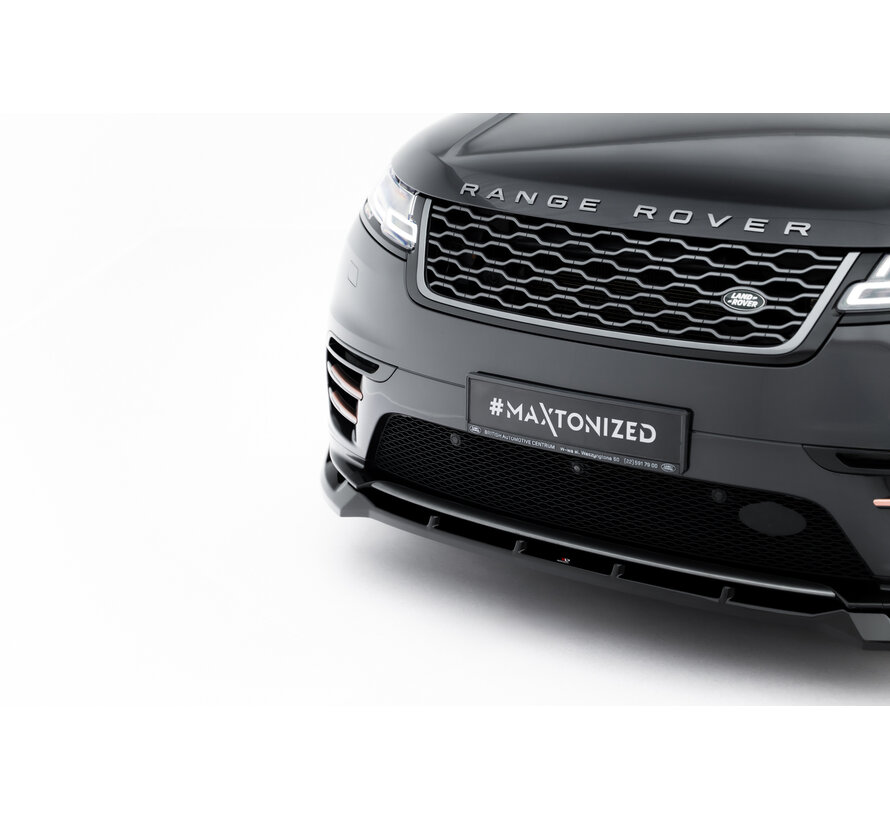 Maxton Design Set of Splitters Land Rover Range Rover Velar R-Dynamic Mk1 (The kit is not compatible with a towbar)