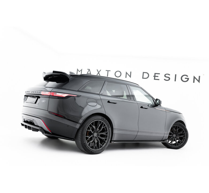 Maxton Design Set of Splitters Land Rover Range Rover Velar R-Dynamic Mk1 (The kit is not compatible with a towbar)