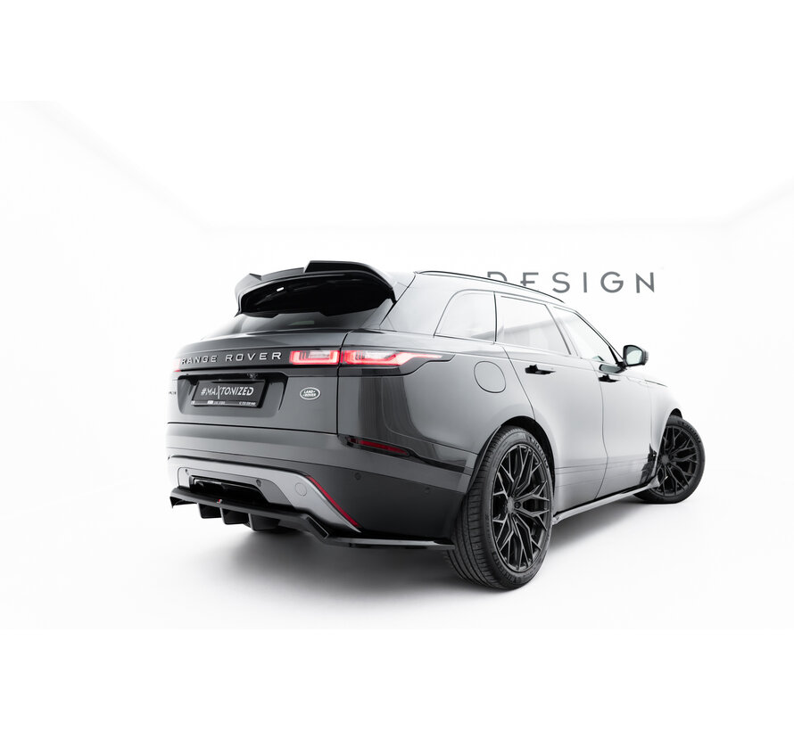 Maxton Design Set of Splitters Land Rover Range Rover Velar R-Dynamic Mk1 (The kit is not compatible with a towbar)