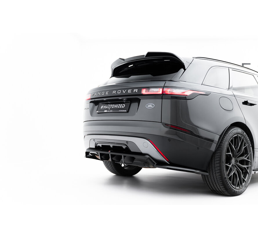 Maxton Design Set of Splitters Land Rover Range Rover Velar R-Dynamic Mk1 (The kit is not compatible with a towbar)