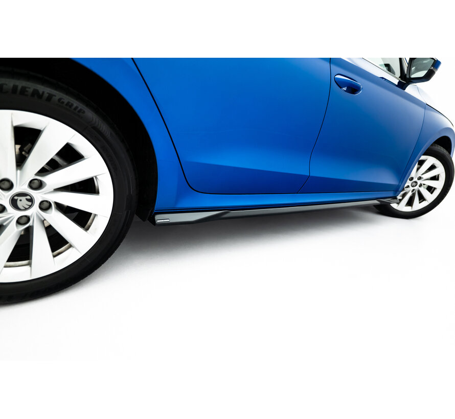 Maxton Design Side Skirts Diffusers Skoda Octavia Liftback / Combi Mk4 Facelift