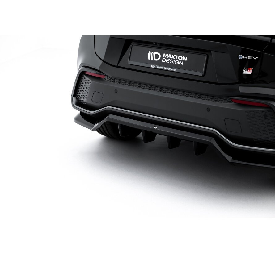 Maxton Design Rear Splitter (with vertical bars) Toyota C-HR Mk2