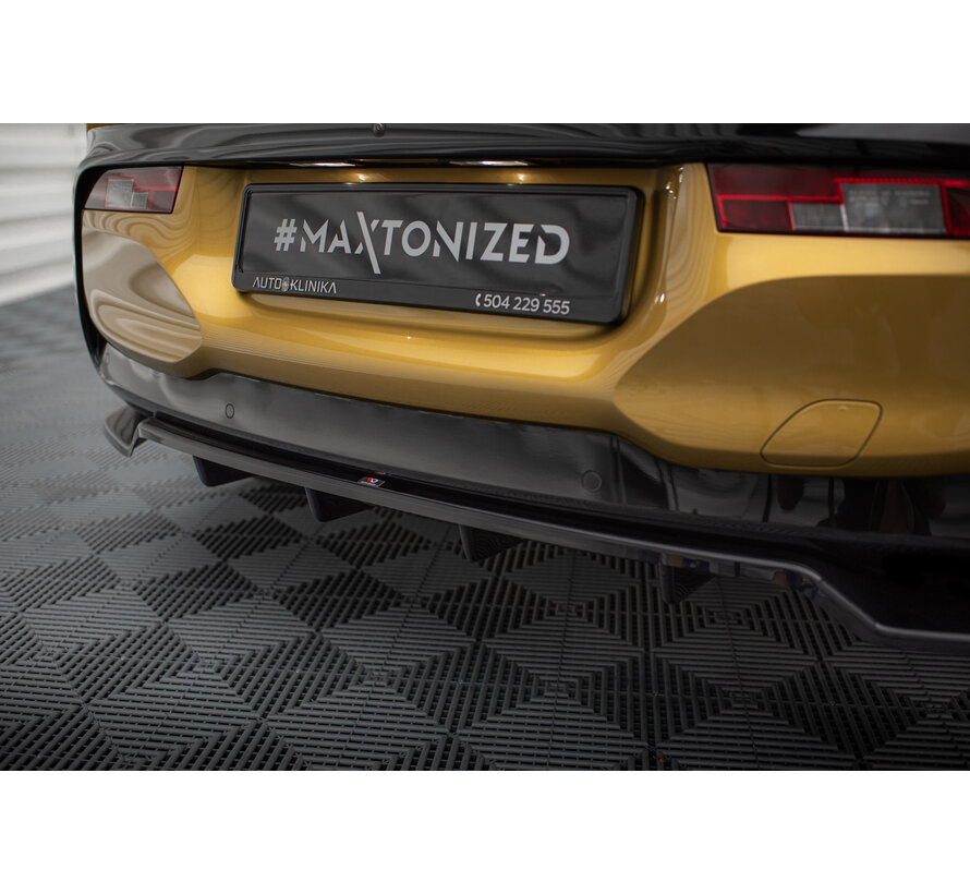 Maxton Design Rear Splitter (with vertical bars) BMW i3 S Mk1 Facelift