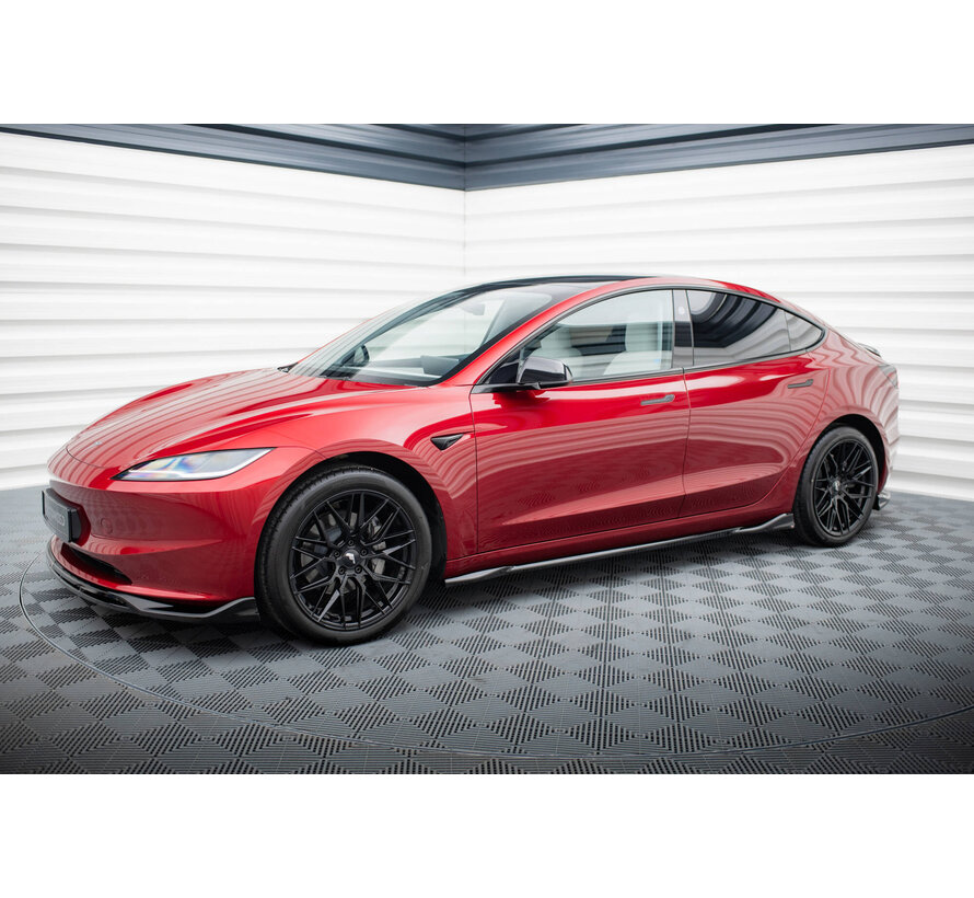 Maxton Design Set of Splitters Tesla Model 3 Project Highland(Facelift)